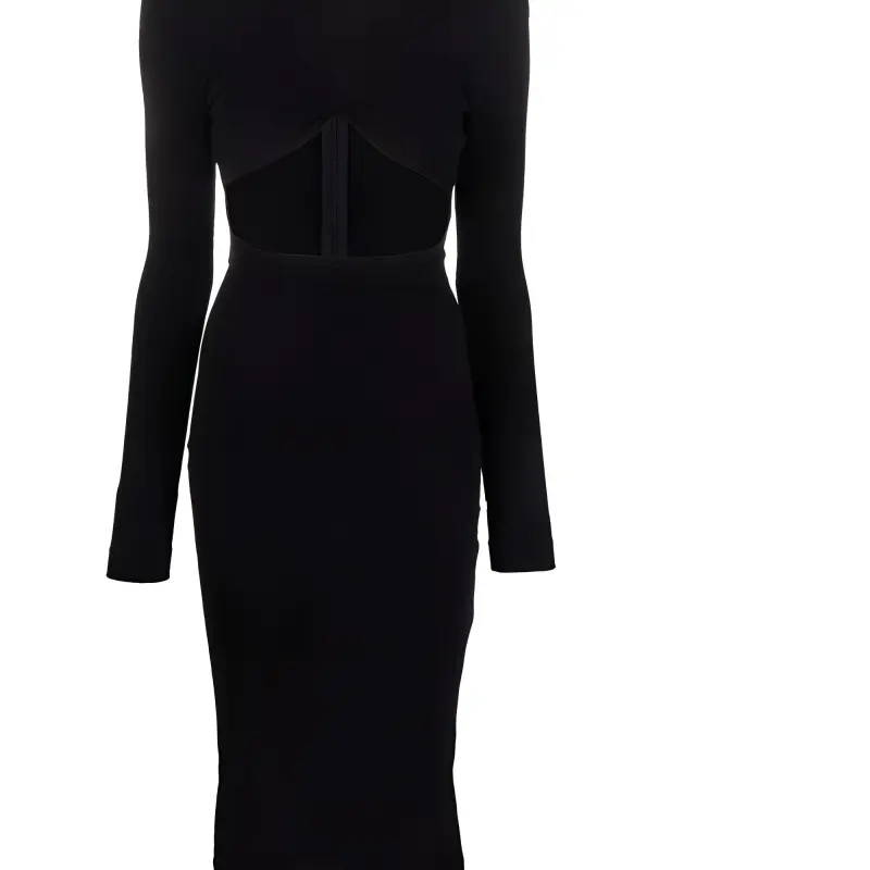 DSQUARED 2 Cut Out Round Neck Dress-5