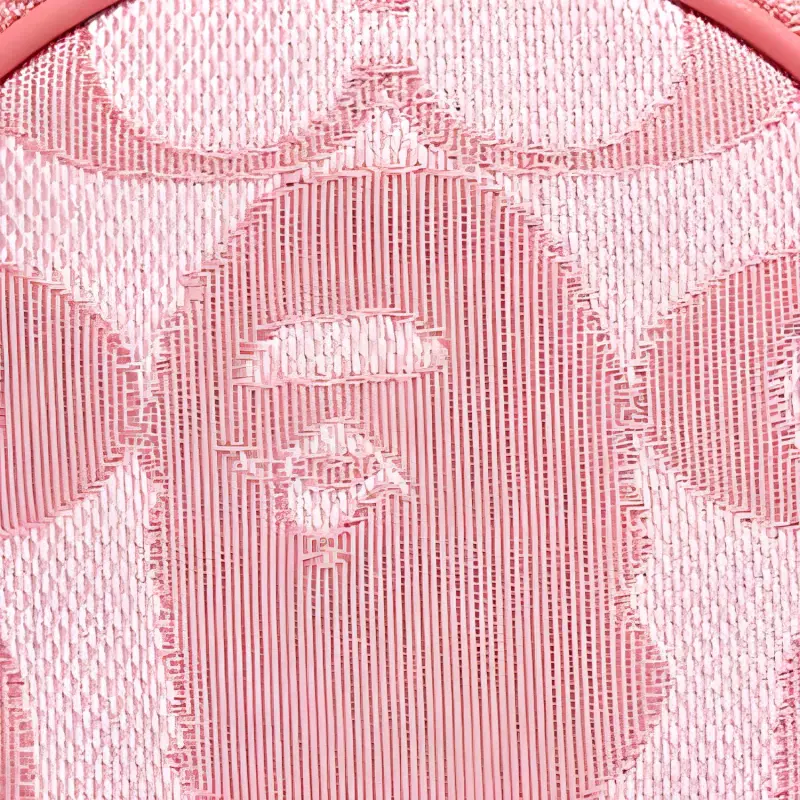 COACH Bape Collaboration Fabric With Leather Clutch Coin Purse Mini Women's Pink-2