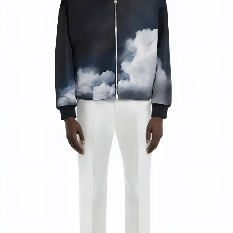 Alexander McQueen Sky Print Windbreaker Jacket-4