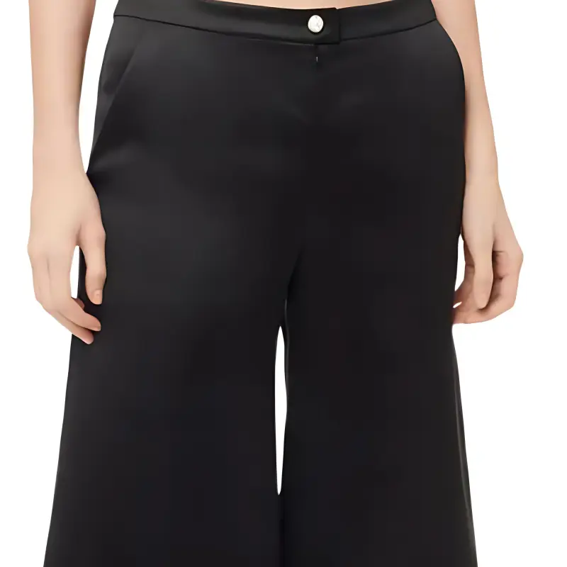 CHANEL Casual Pants Women's Black-4