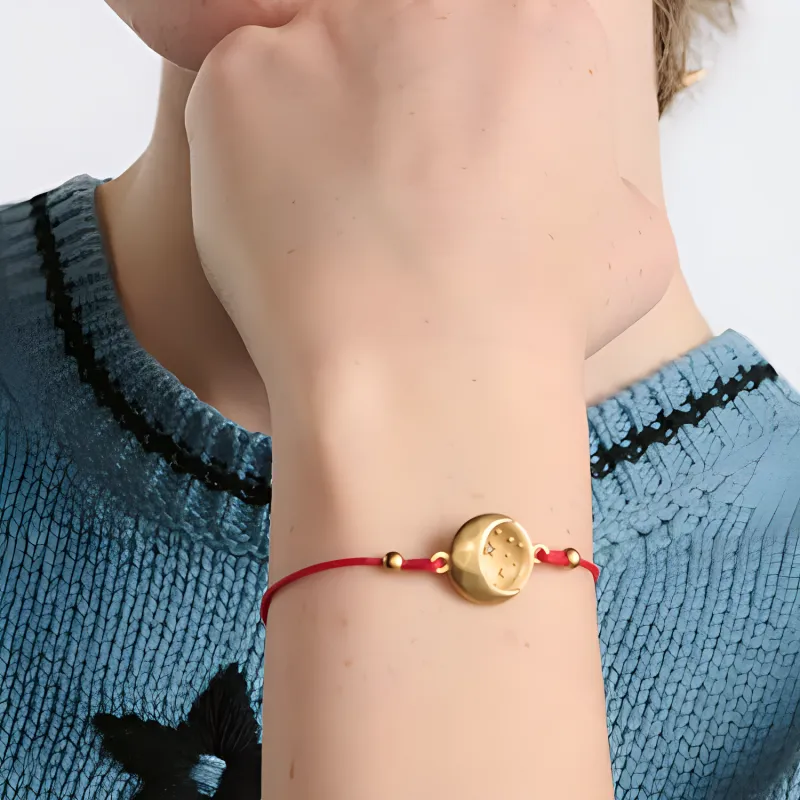 DIOR Copper Alloy Bracelets Women's Red-2