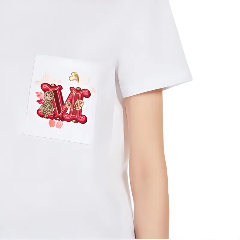 MaxMara Nunzio Logo Embellished Crewneck T Shirt-6