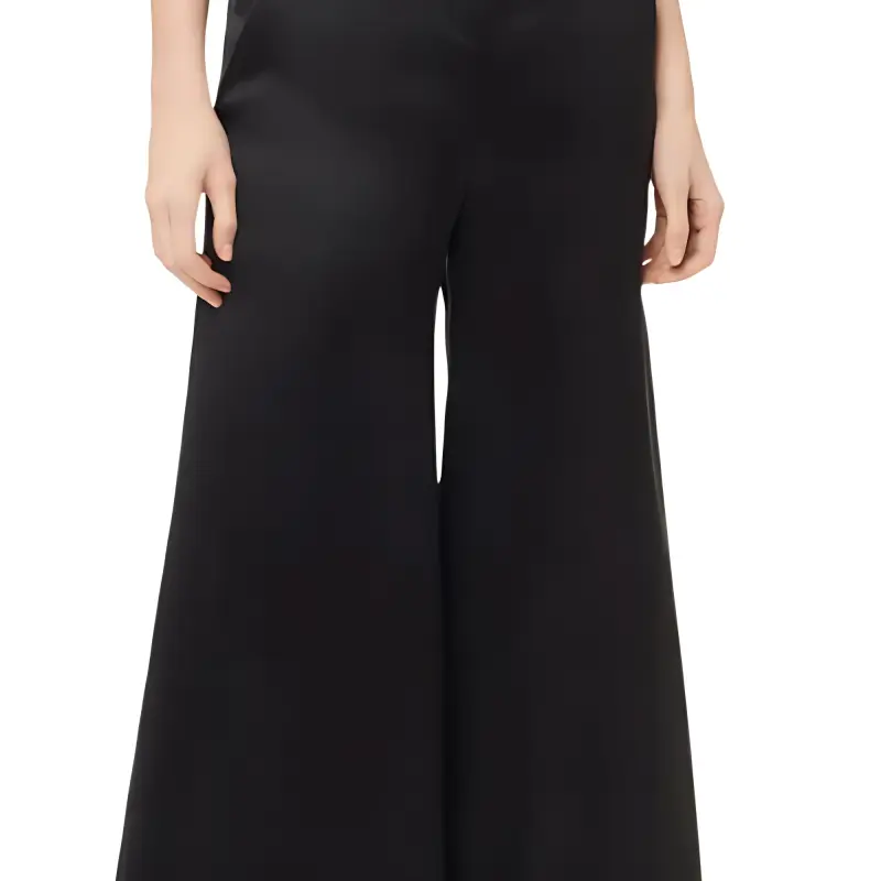 CHANEL Casual Pants Women's Black-3