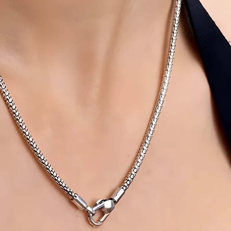 Pandora 925 Sterling Silver Necklaces Women's Silver-2