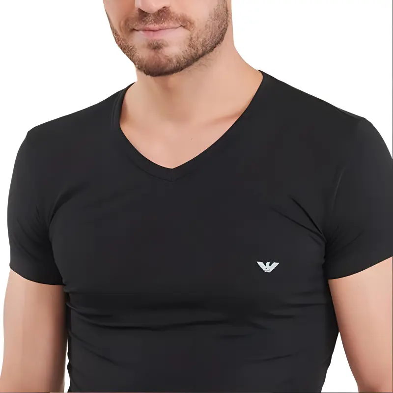 EMPORIO ARMANI T Shirt Men's 2 Pack Black-4