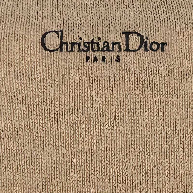 DIOR FW23 Embroidered Sweater Sweater Women's Brown-3