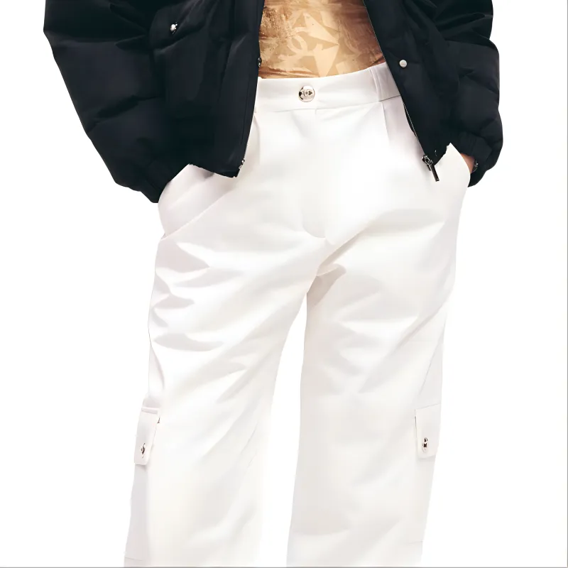 CHANEL 24N Neige Skiing Collection Casual Pants Women's White-2