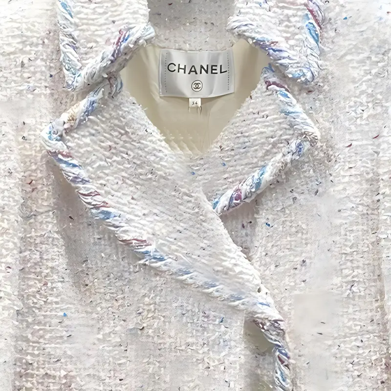 CHANEL 18 Spring Summer Jackets Coats Women's White-1