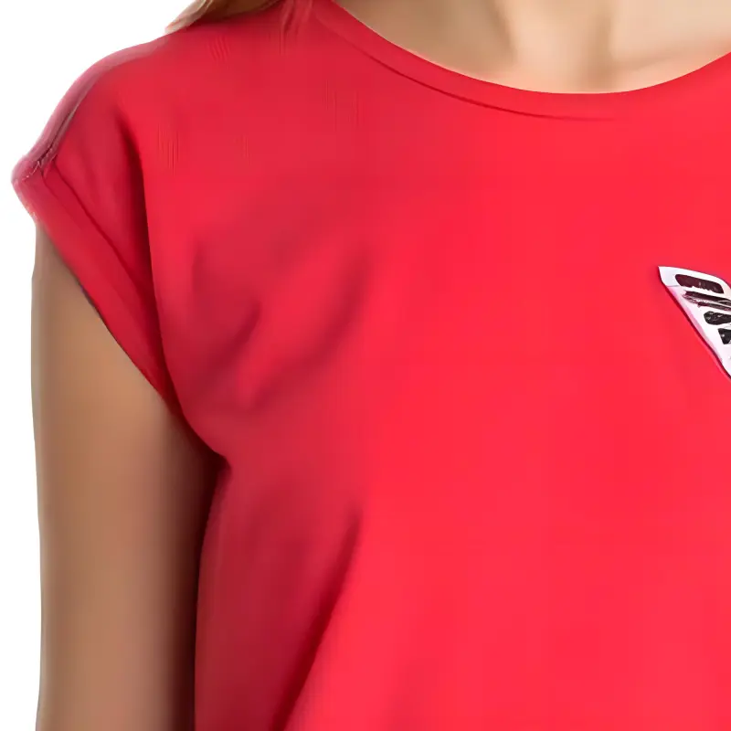 EMPORIO ARMANI SS23 T Shirt Women's Red-2