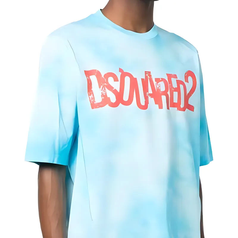 DSQUARED 2 Tie Dyed Crewneck T Shirt-5