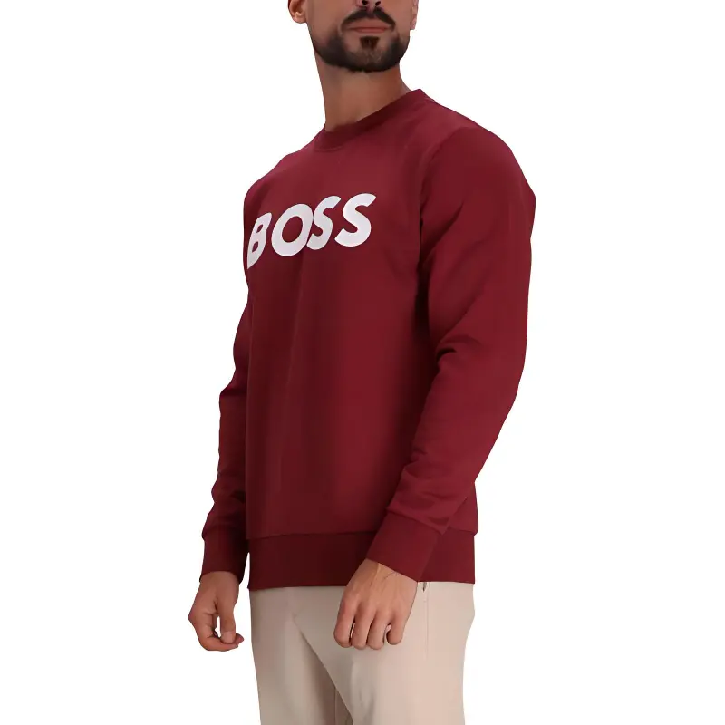 HUGO BOSS Printed Cotton Sweatshirt-3