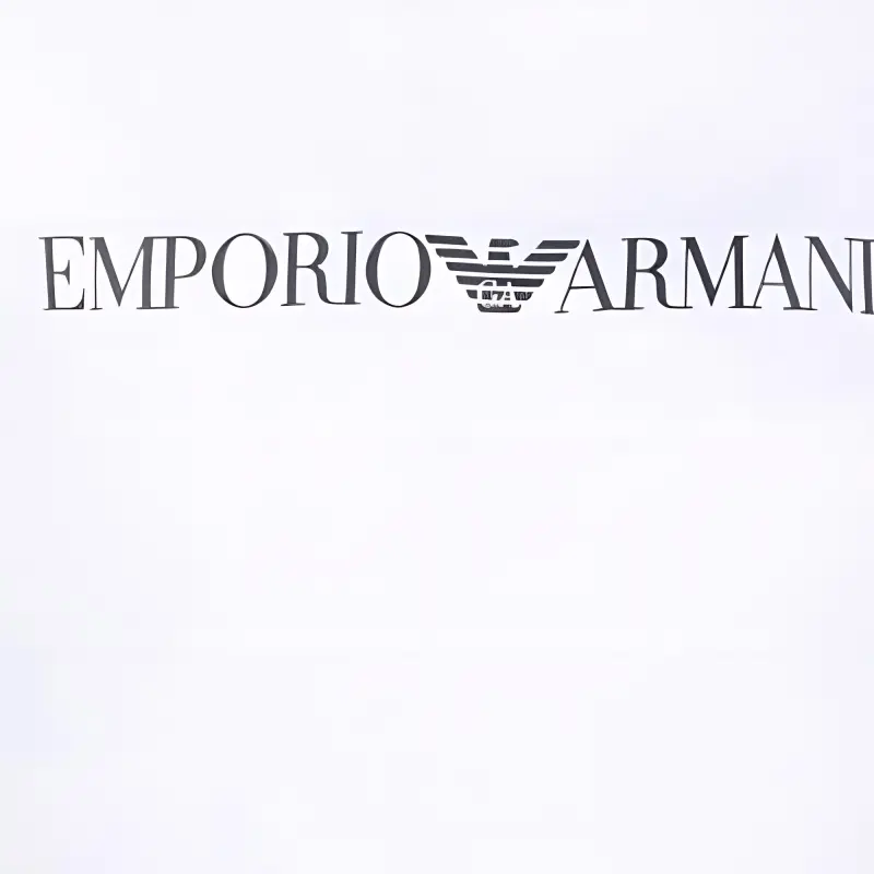 EMPORIO ARMANI Logo print Cotton T shirt-5