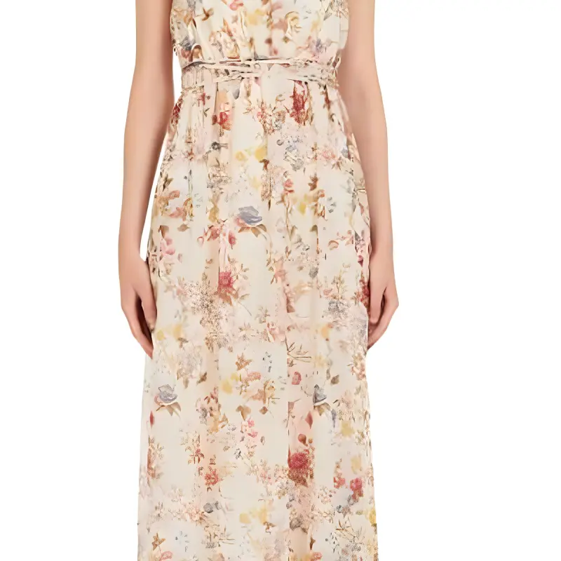 WEEKEND MaxMara All Over Floral Printed Sleeveless Dress-5