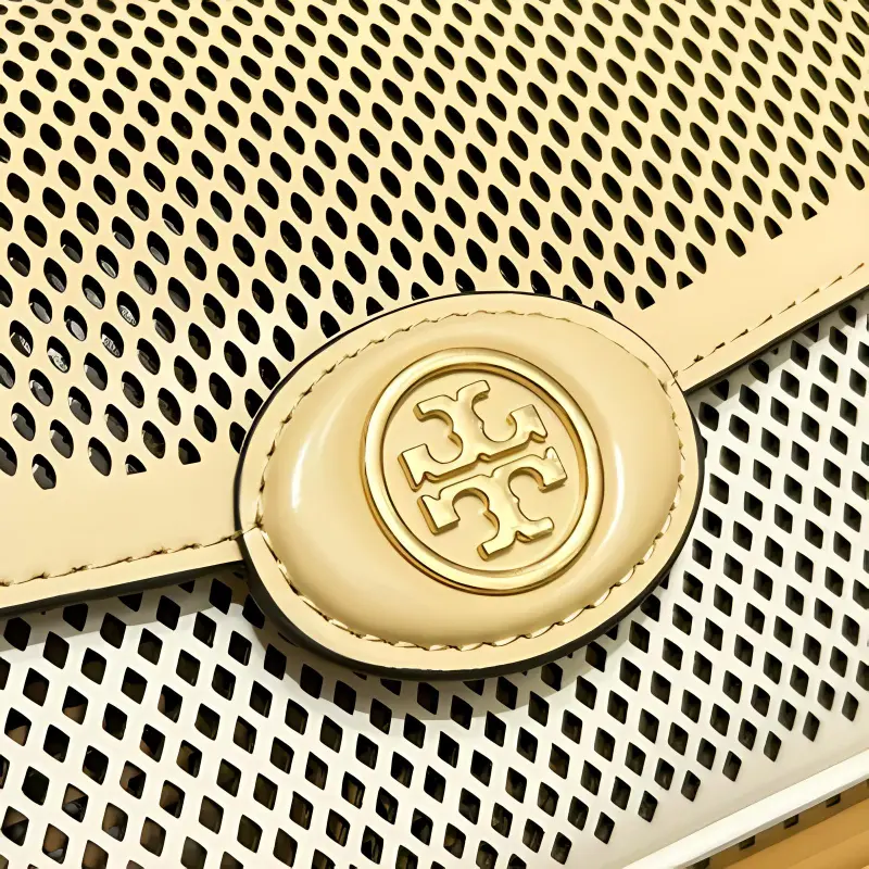 TORY BURCH Robinson Leather Small Square Bag, Crossbody Bag, Shoulder Bag Trumpets Women's Brown-4