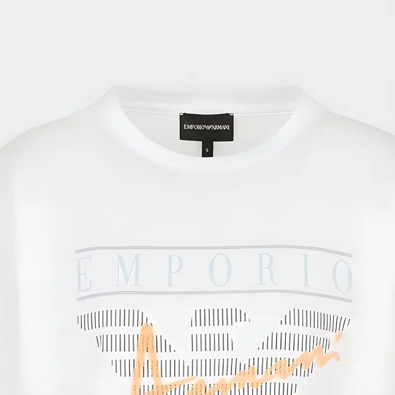 EMPORIO ARMANI Crop Tops Women's White-4