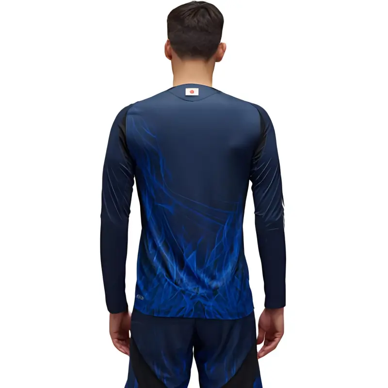 Y-3 x JFA T-Shirt Japan Version Unisex Blue-2