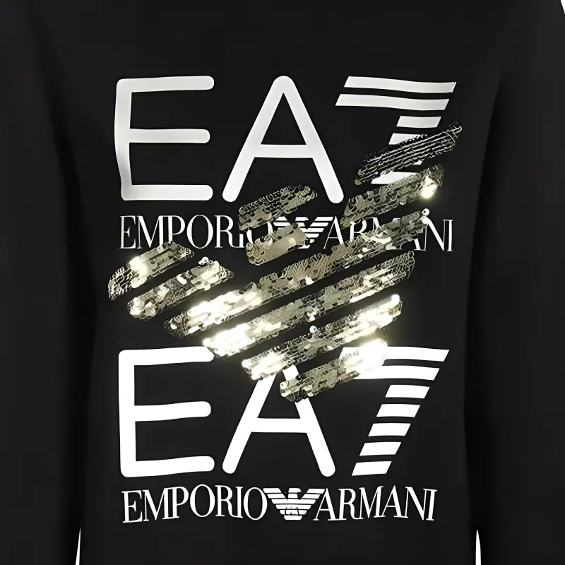 EMPORIO ARMANI EA7 SS23 T Shirt Women's Black-1