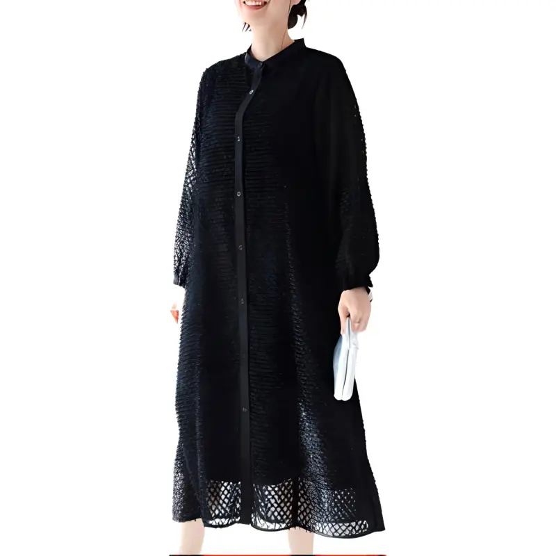 Beams Long Sleeved Dress Women's-4