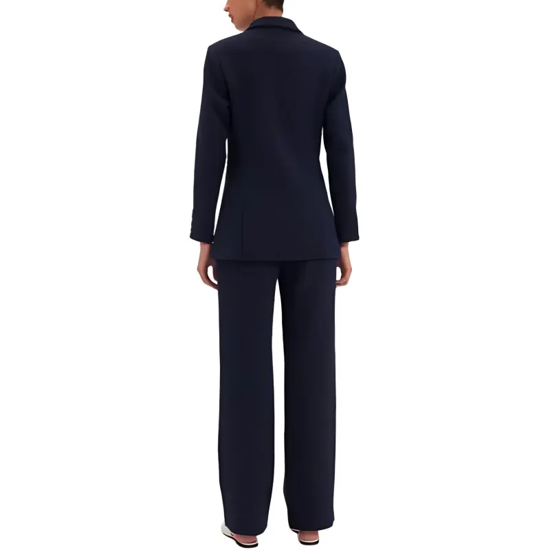 INES DE LA FRESSANGE Business Suit Coat Women's Blue-3