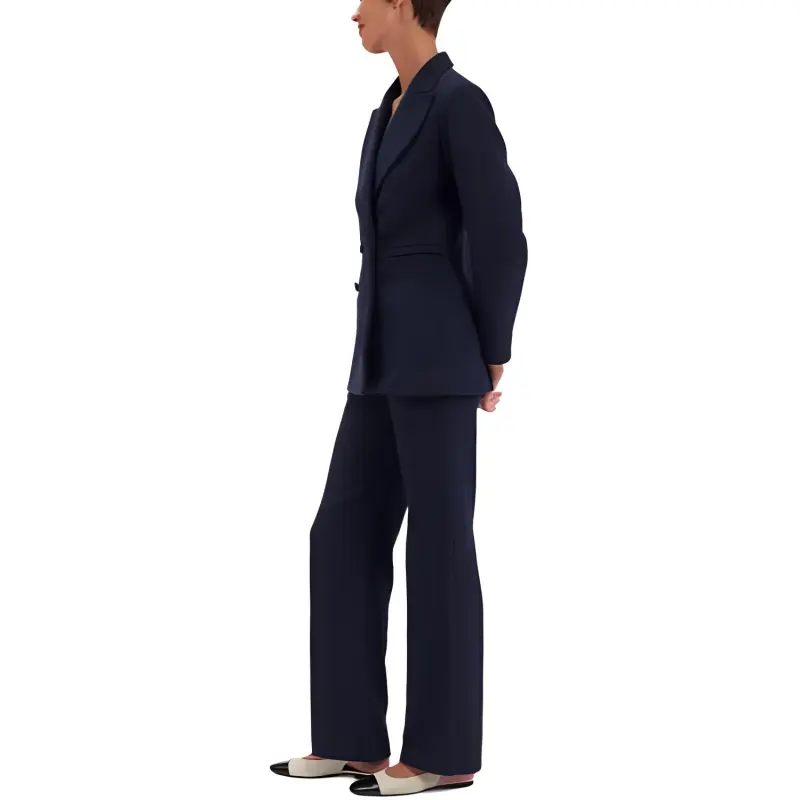 INES DE LA FRESSANGE Business Suit Coat Women's Blue-2