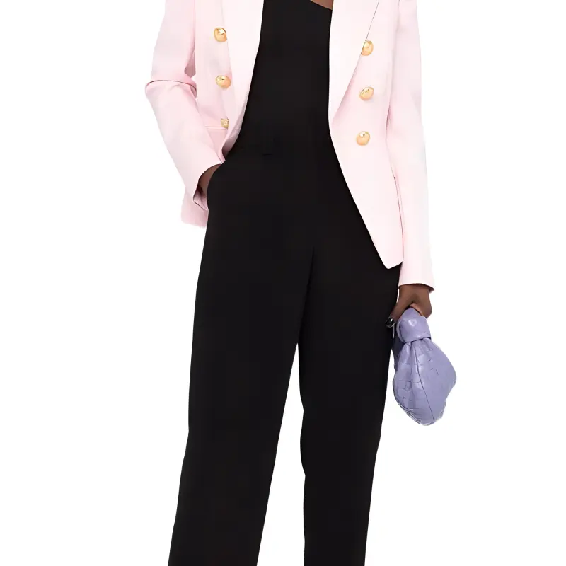 BALMAIN High Waist Tapered Trousers-4