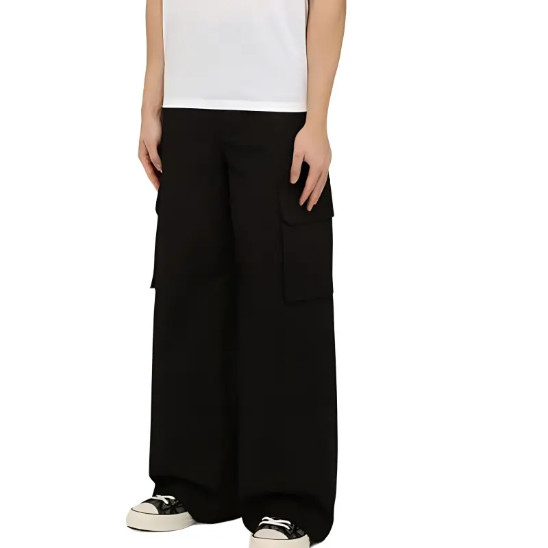 Valentino Wide Leg Cargo Pants-4