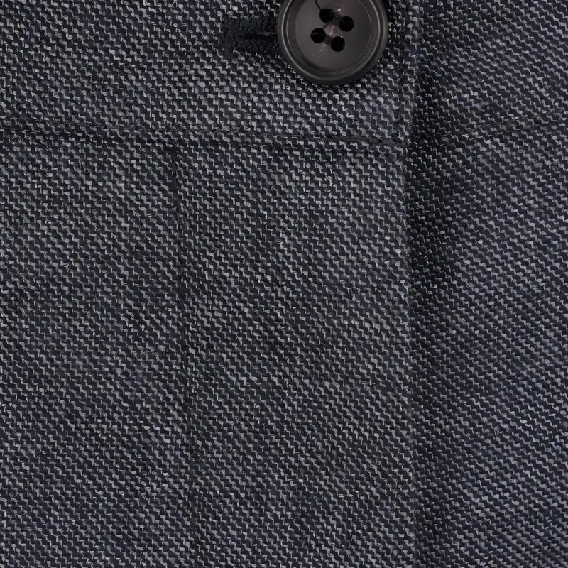 PRADA Pleated Turn Up Hem Trousers-3