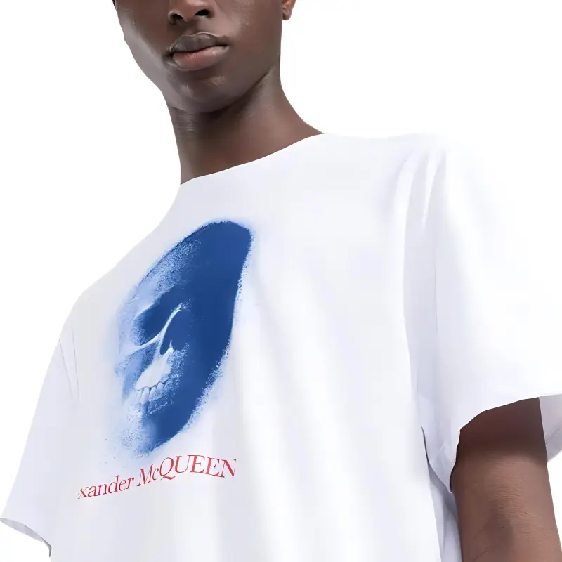 Alexander McQueen Graphic Printed Crewneck T Shirt-5