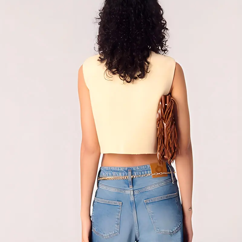 Maje Tweed Vest-2