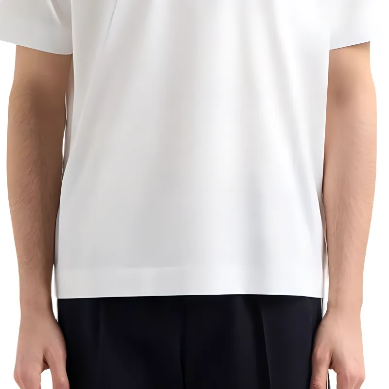 Emporio Armani Asv Jersey T shirt With Embossed Eagle Logo-2