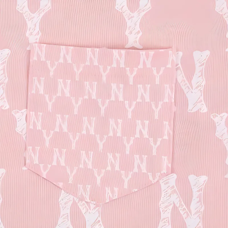 MLB Short Sleeved Dresses Women's Pink-2