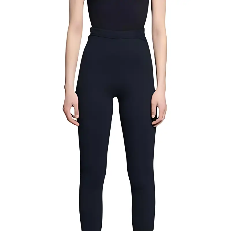 Balenciaga Leggings Slim Fit Women's Black-1