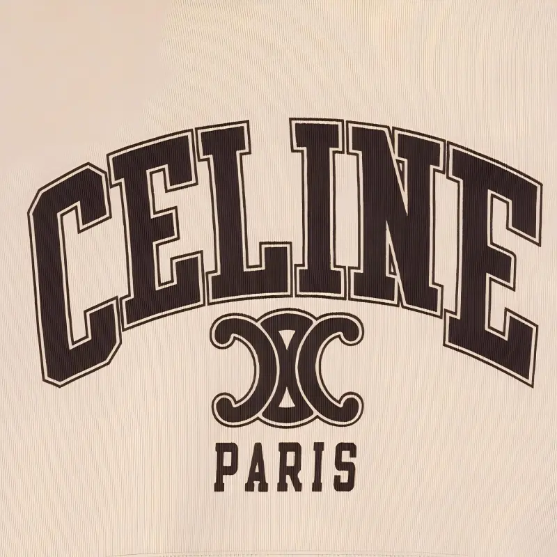 CELINE Oversized CELINE Hoodie In Cotton Fleece-7