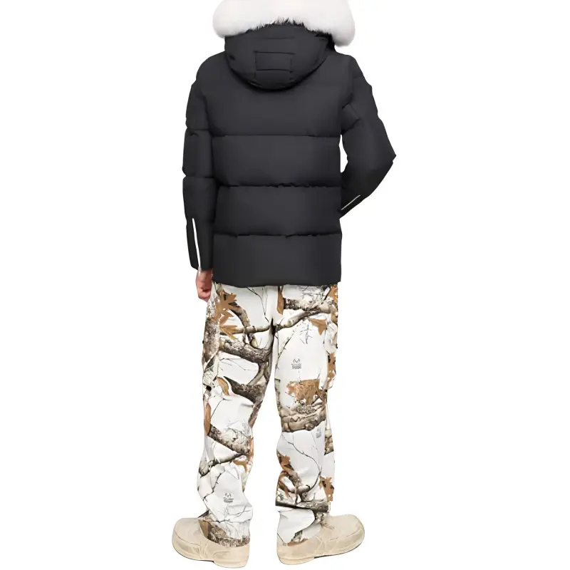 Moose Knuckles Down Jacket Coat Men's Black-3