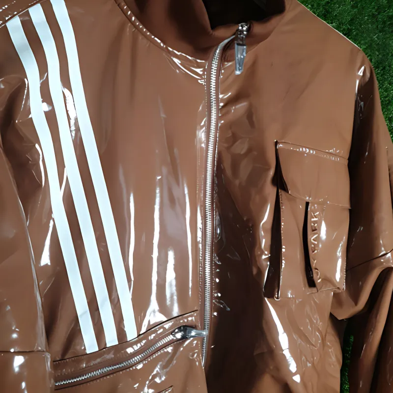 Adidas Ivy Park Latex Track Jacket All Gender Wild Brown-1