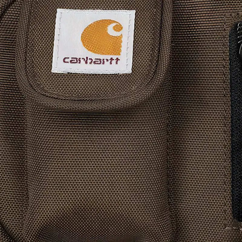 Carhartt WIP Recycled Polyester Coin Purse Unisex Brown-2