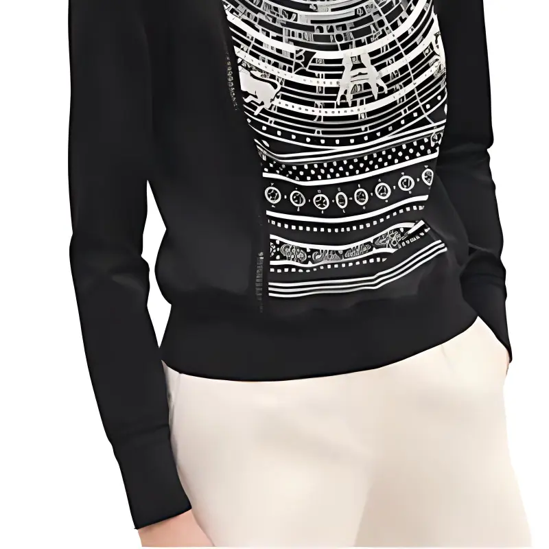 HERMES Sweaters Women's Black-3