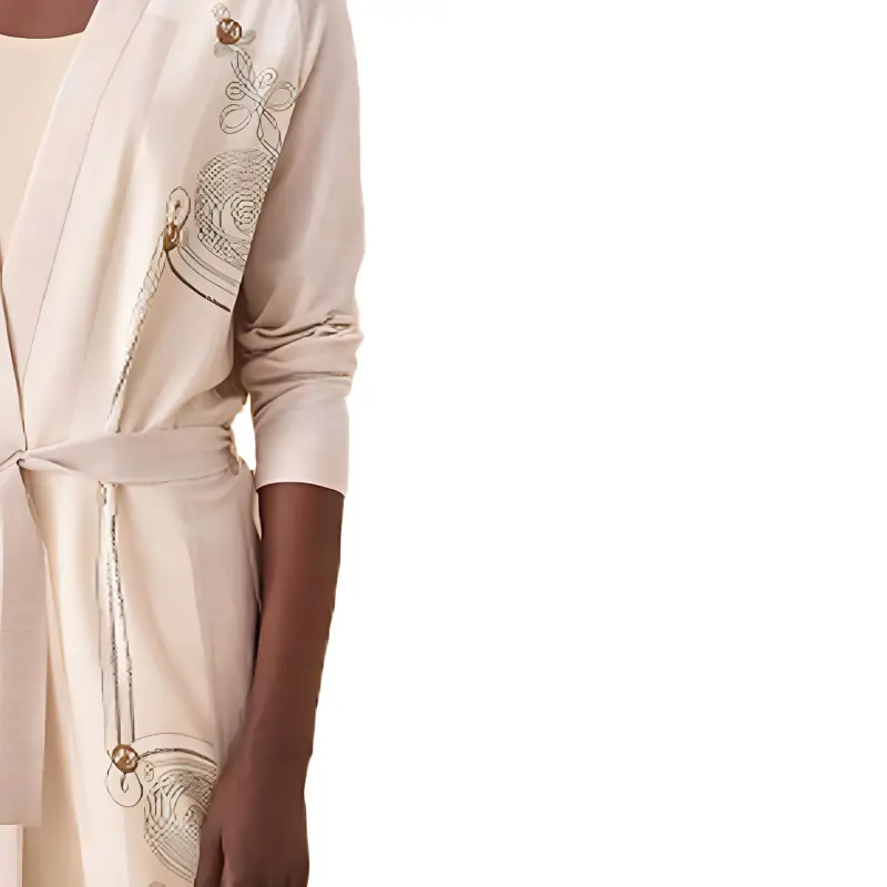 HERMES Cashmere Sweater Women's Beige-1