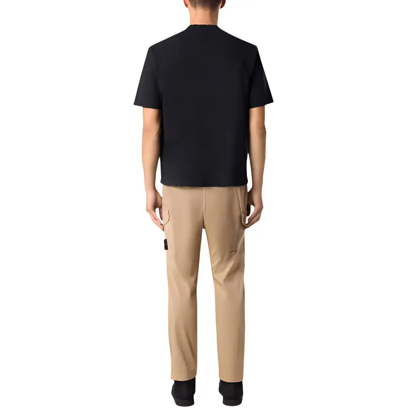 STONE ISLAND Logo Patch Short Sleeved T Shirt-3