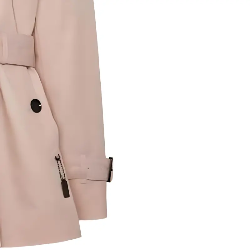 COACH SS22 Trench Coat Women's Light Pink-4