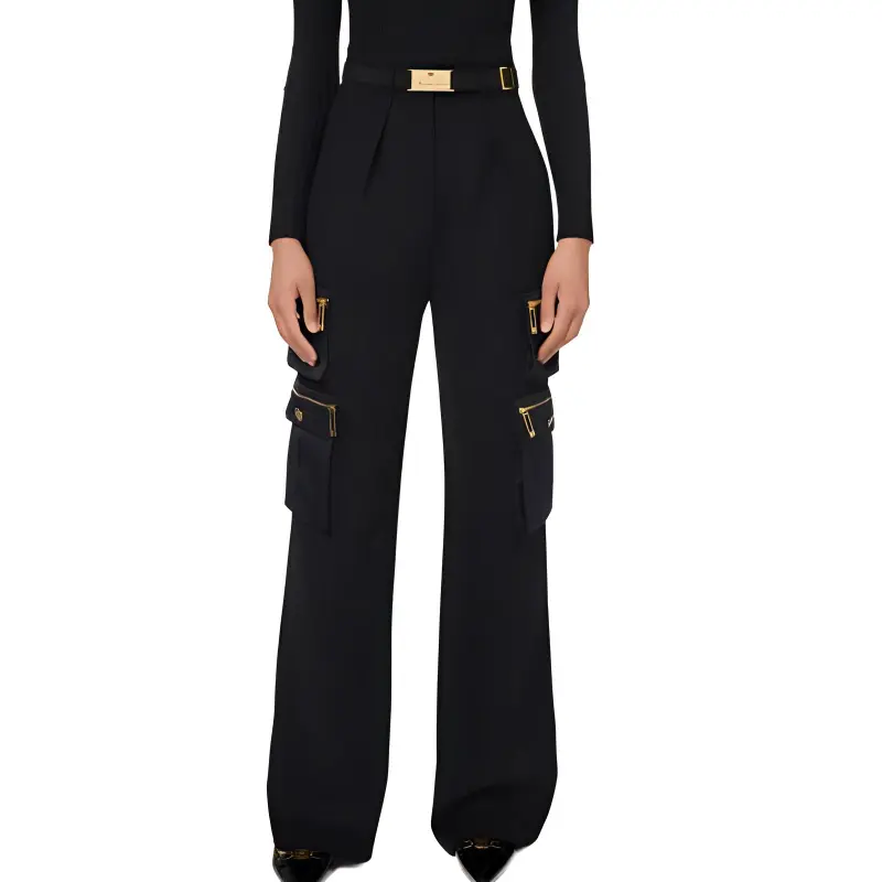 Elisabetta Franchi Belted Cargo Pants-5