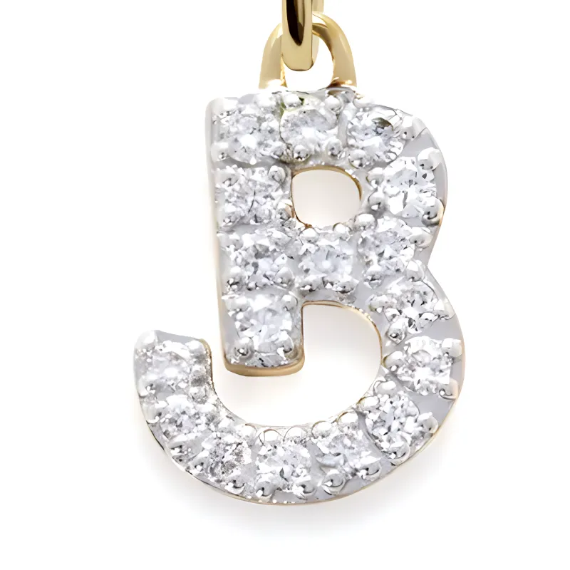 Monica Vinader 14kt Yellow Gold D Diamond Necklace-2