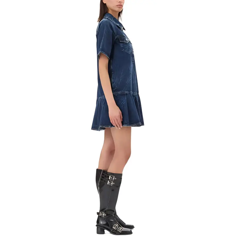 GANNI Denim Mini Dress-3