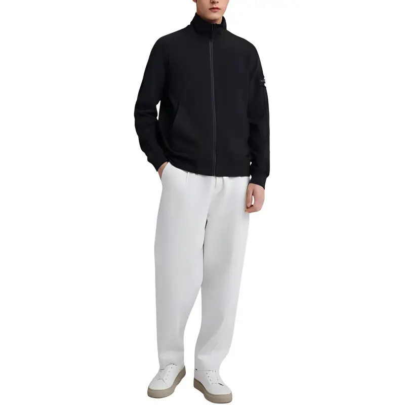 STONE ISLAND High Neck Zip Up Jacket-5
