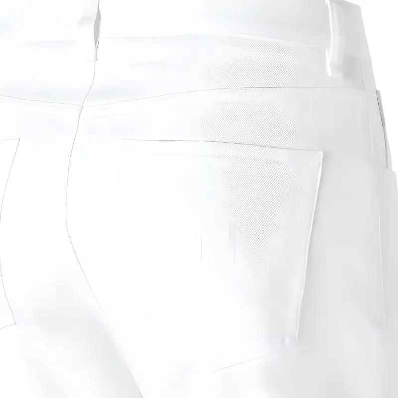 FENDI Long Tapered Leg Trousers-3