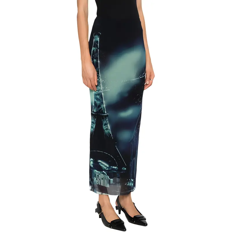 Jean Paul Gaultier Mesh Long Skirt 'Pigalle'-2