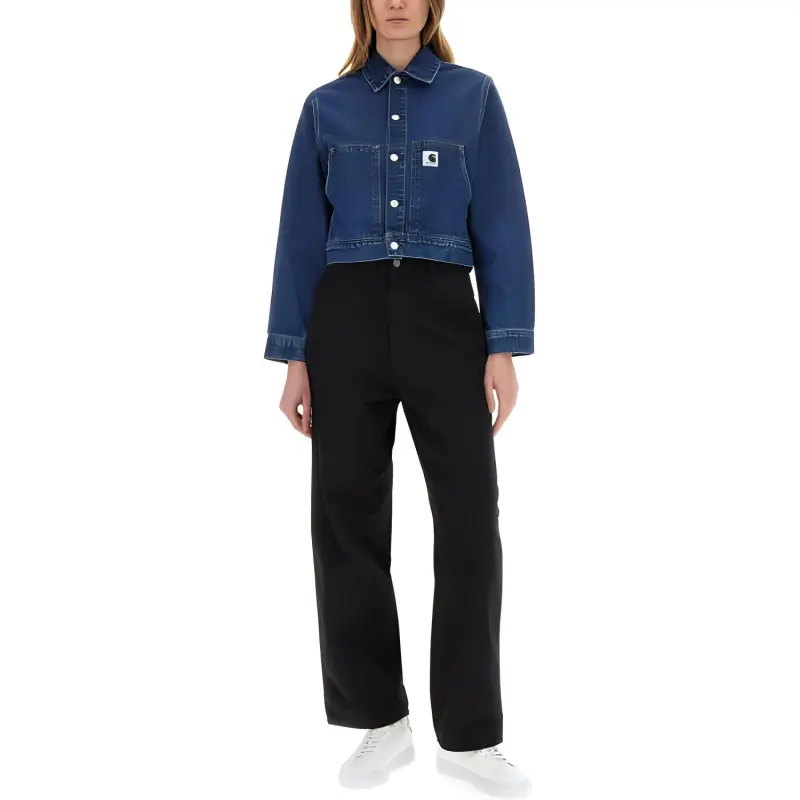 Carhartt WIP Denim Jacket Women's Blue-4