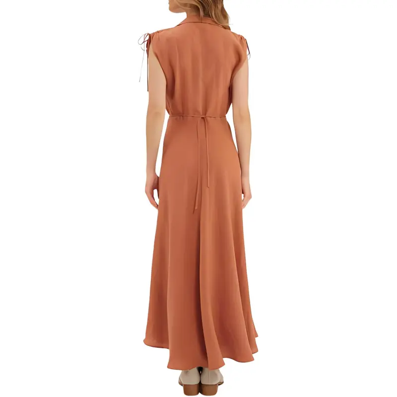 INES DE LA FRESSANGE Sleeveless Dress Women's Caramel-3