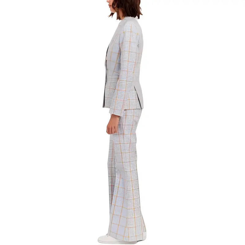 INES DE LA FRESSANGE Business Suit Women's Light Blue-3