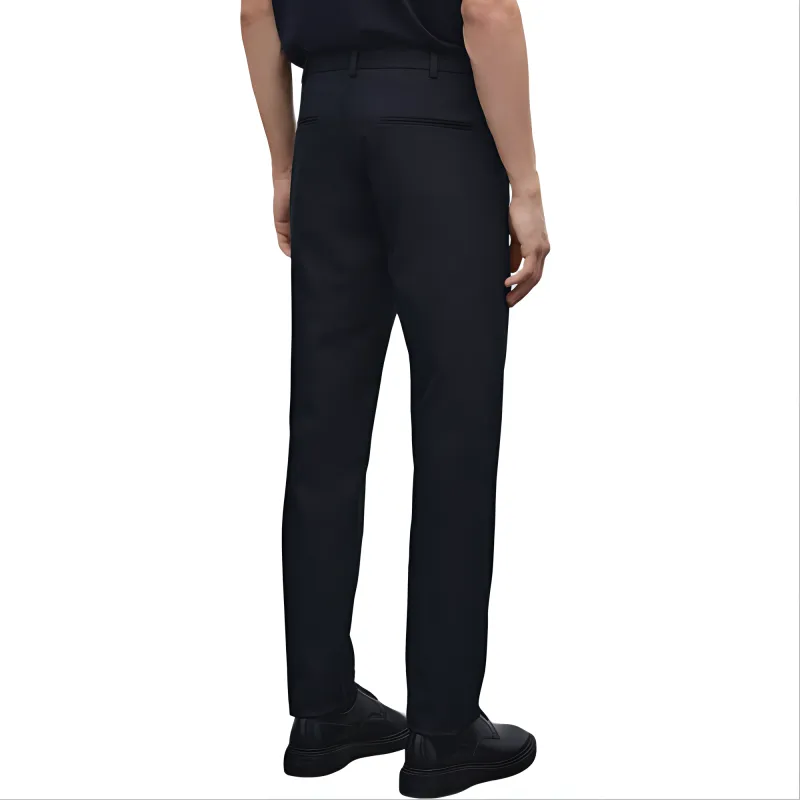 Massimo Dutti Casual Pants Men's Sea Blue-3